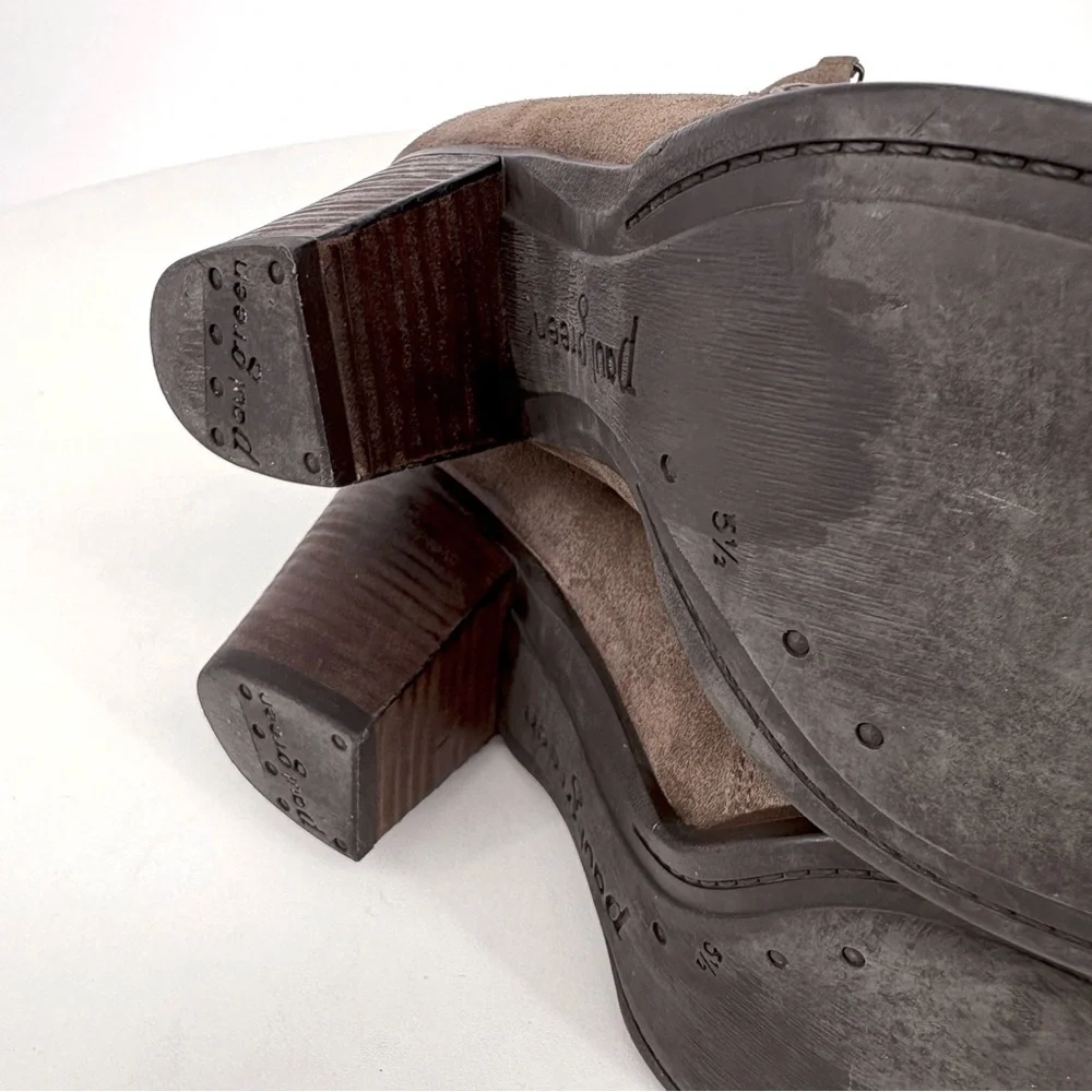 PAUL GREEN Sheridan Brown Nubuck Suede Ankle Boots 8 - Picture 10 of 15